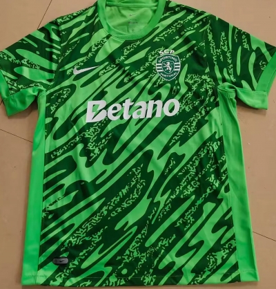 2526 Sporting LS GK green jersey size S-4XL